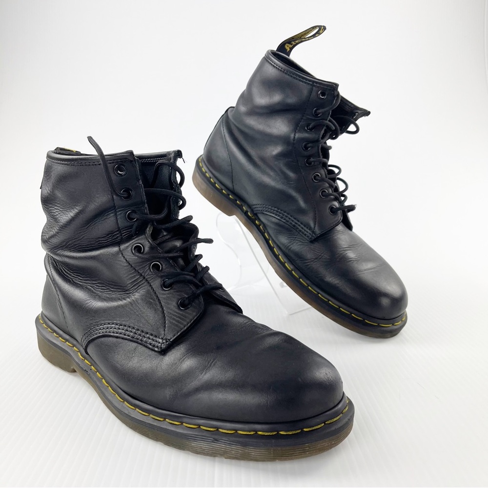 Dr Martens Airwair Bouncing Soles Black Leather Lace … Gem Dr Martens Airwair Bouncing Soles Black Leather Lace … Gem
